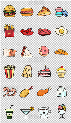 彩色甜甜圈专题模板-彩色甜甜圈图片素材下载